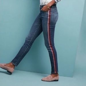 MOTHER DENIM glitter stripe jeans size 27. Only worn twice